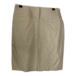 Banana Republic Women's Size 2 Khaki Pencil Skirt Light Beige Classic Office NWT